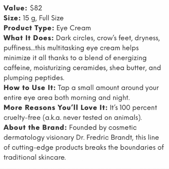 💕HOST PICK💕 NEW Dr. Brandt bundle:Backlight Primer,Eye Cream. - Picture 8 of 14